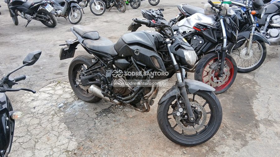Yamaha Mt07 Abs 2025 em leilão em Guarulhos/SP