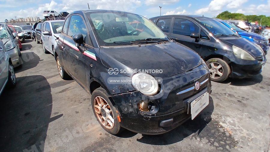 Fiat 500 Cult 2012 em leilão em Guarulhos/SP