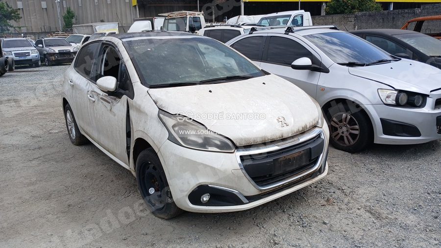 Peugeot 208 Allure Mt 2017 em leilão em Guarulhos/SP