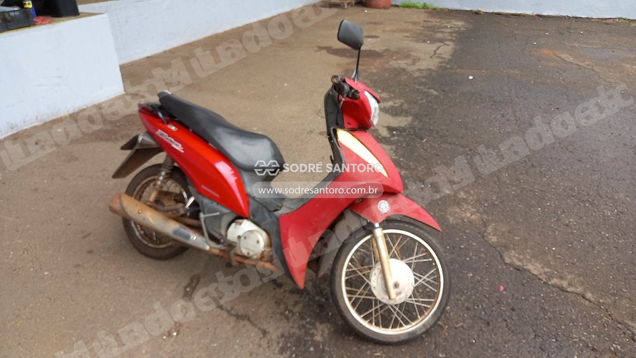 Honda Biz 125 Es 2012 em leilao em Bauru/SP