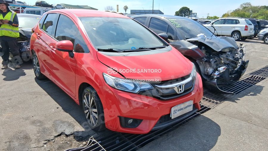 Honda Fit Ex Cvt 2015 em leilão em Guarulhos/SP