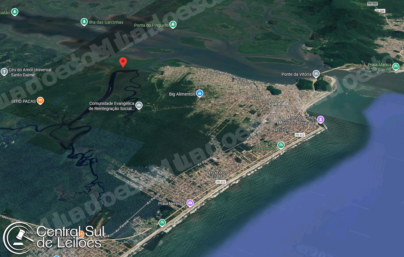 Terreno em leilao em Município de Guaratuba/PR