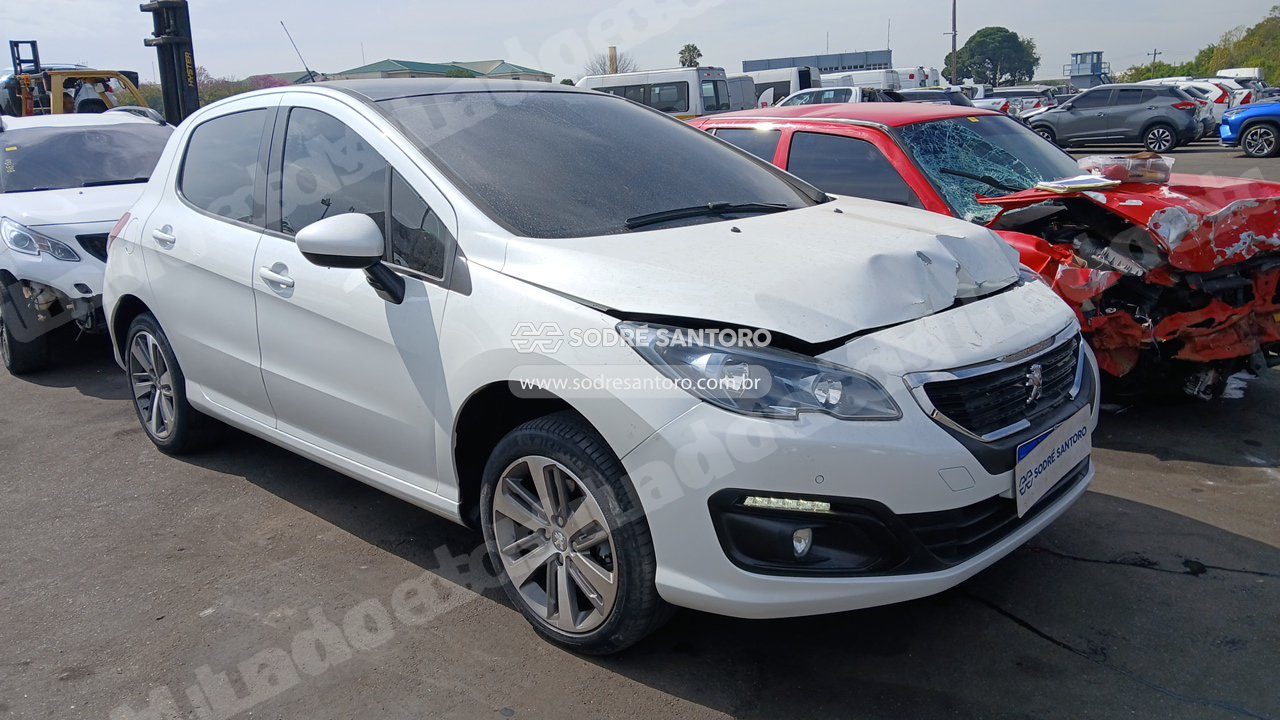 Peugeot 308 Griffethpa 2017 em leilao em Guarulhos/SP