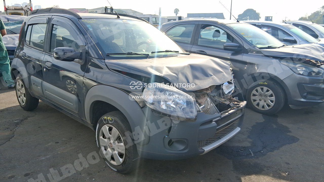 Fiat Uno Way 1.4 2013 em leilao em Brasil