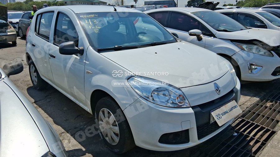 Renault Sandero 2013 em leilão em Guarulhos/SP - Lote 1