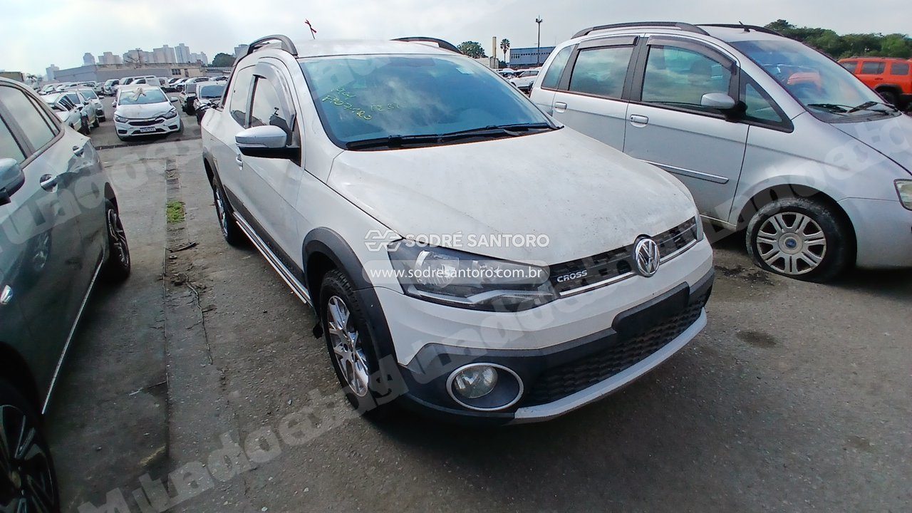 Volkswagen Saveiro Cd Cross Ma 2016 em leilao em Guarulhos/MA