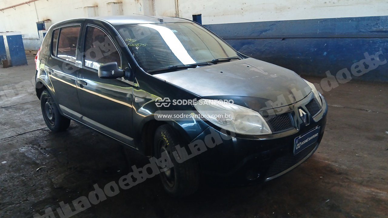 Renault Sandero Exp 16 2010 em leilao em Ribeirão Preto/SP