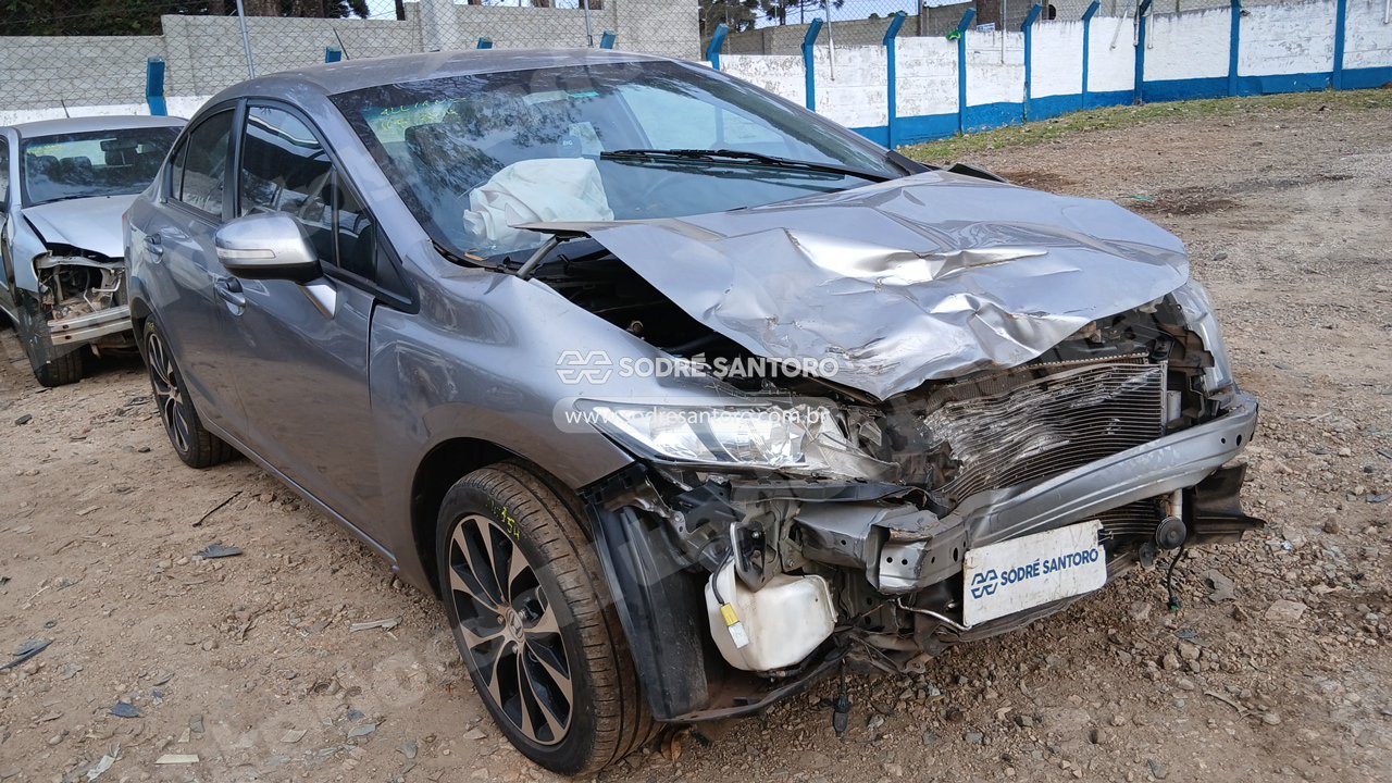 Honda Civic Lxr 2015 em leilao em São José dos Pinhais/PR