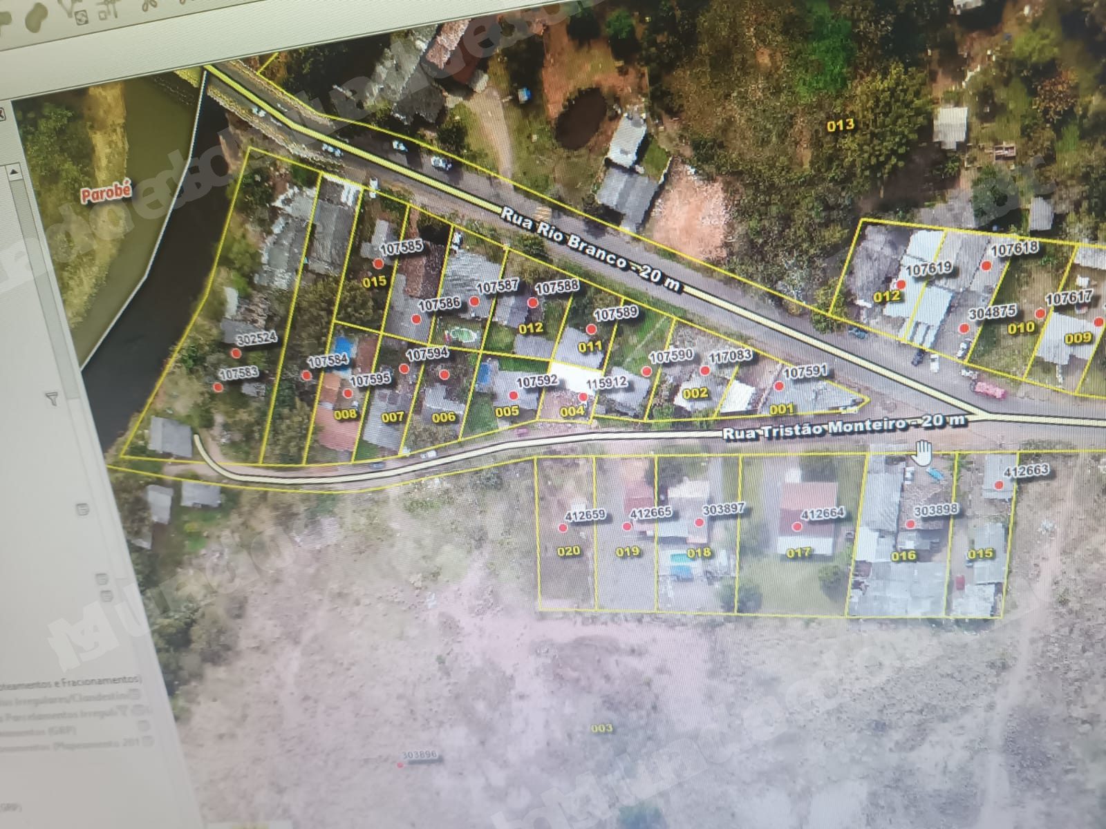 Terreno de 302 m2 em leilao em Taquara/RS