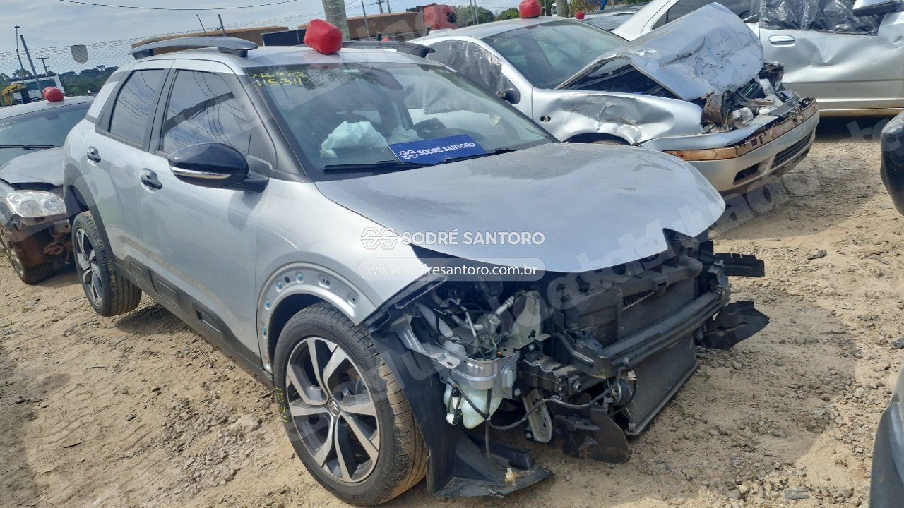 Citroen C4 Cactus Feel Pk 2019 em leilao em São José dos Pinhais/PR