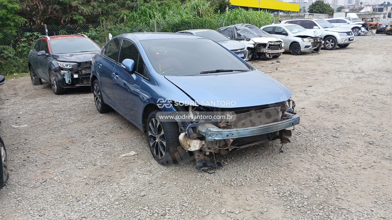 Honda Civic Lxr 2016 em leilao em Guarulhos/SP