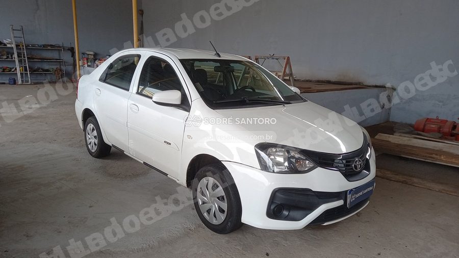 Toyota Etios Sd X Vsc Mt 2020 em leilão em Bauru/SP
