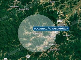 Terreno de 2864 m2 em leilão em Guabiruba/SC