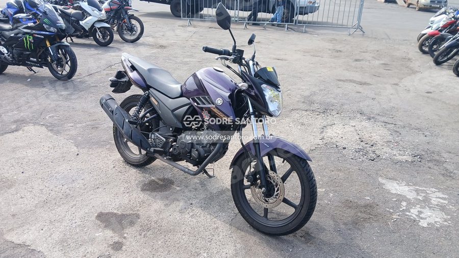 Yamaha Ys 150 Fazer Sed 2025 em leilão em Guarulhos/SP - Lote 2
