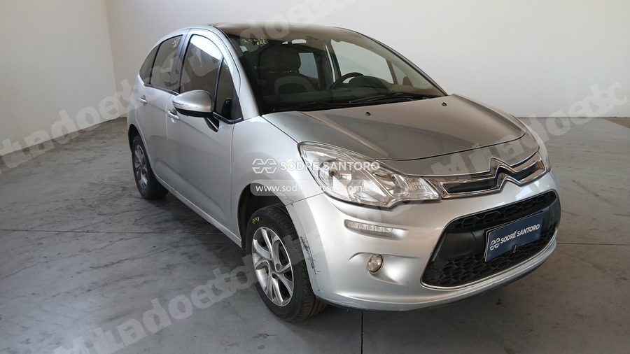 Citroen C3 90M Tendance 2016 em leilão em Caçapava/SP