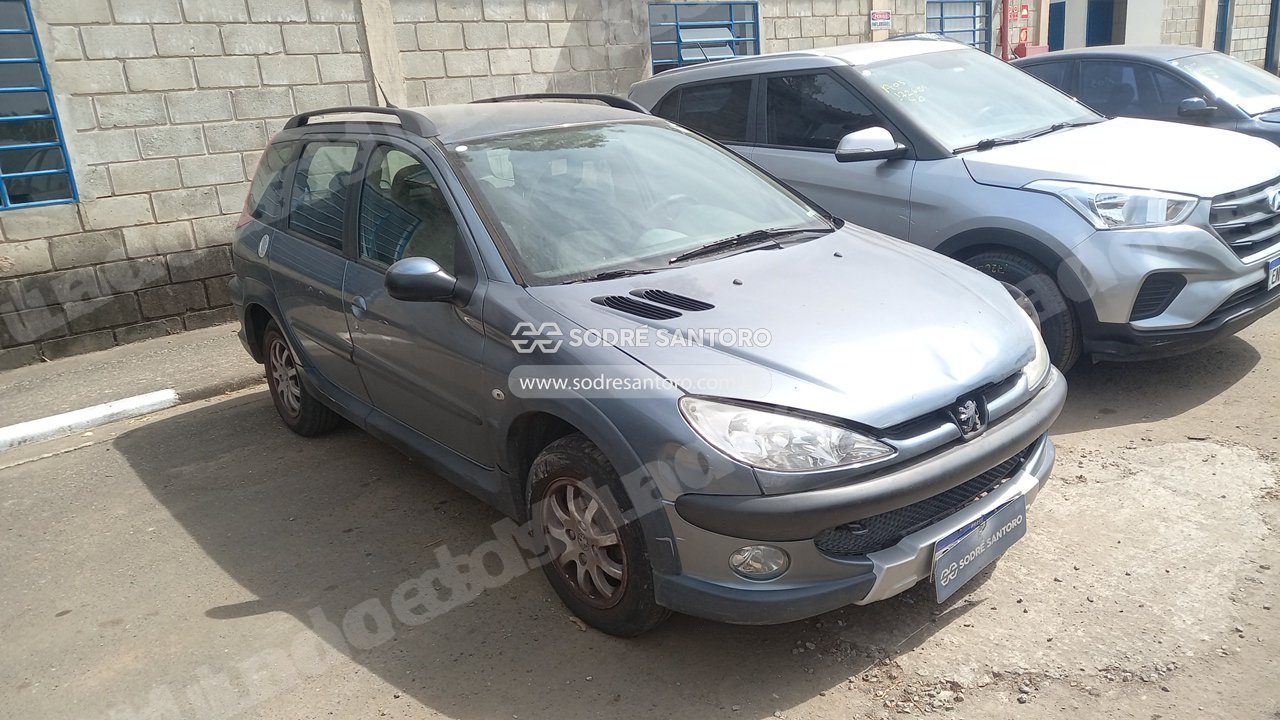 Peugeot 206 Sw16 Esca Fx 2007 em leilão em Monte Mor/SP
