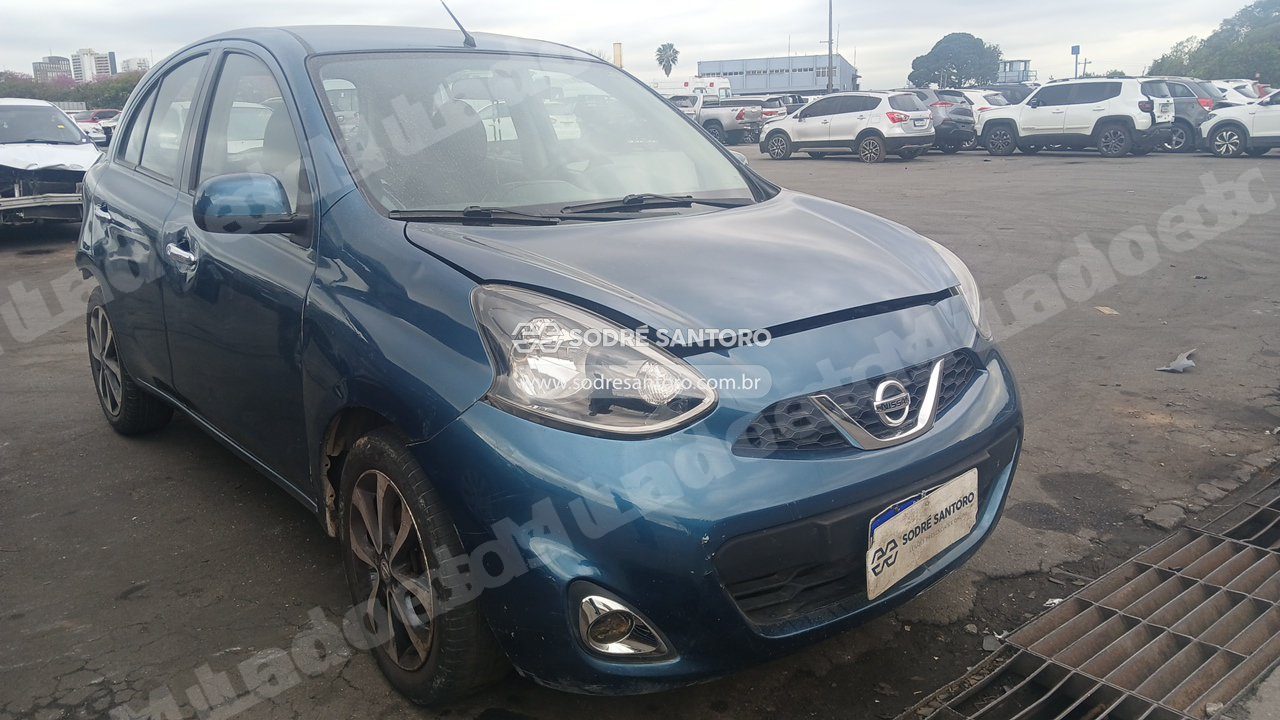 Nissan March 16Sl 2015 em leilao em Guarulhos/SP