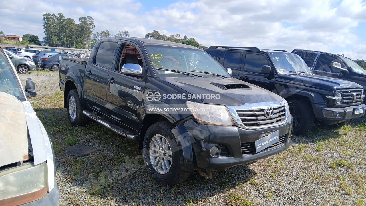 Toyota Hilux Cd 4X4 Srv 2012 em leilao em Monte Mor/SP