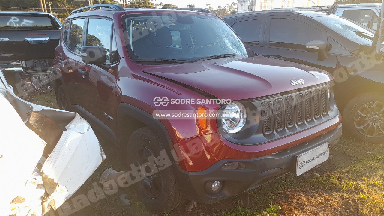 Jeep Renegade S Custom D 2018 em leilao em São José dos Pinhais/PR