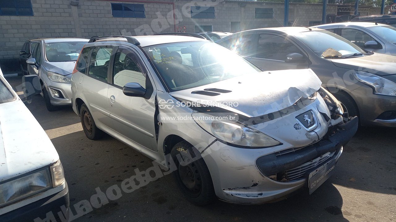 Peugeot 207 Sw Xr 2011 em leilao em Monte Mor/SP