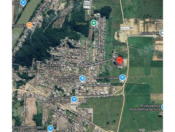 Terreno de 390 m2 em leilão em Gaspar/SC