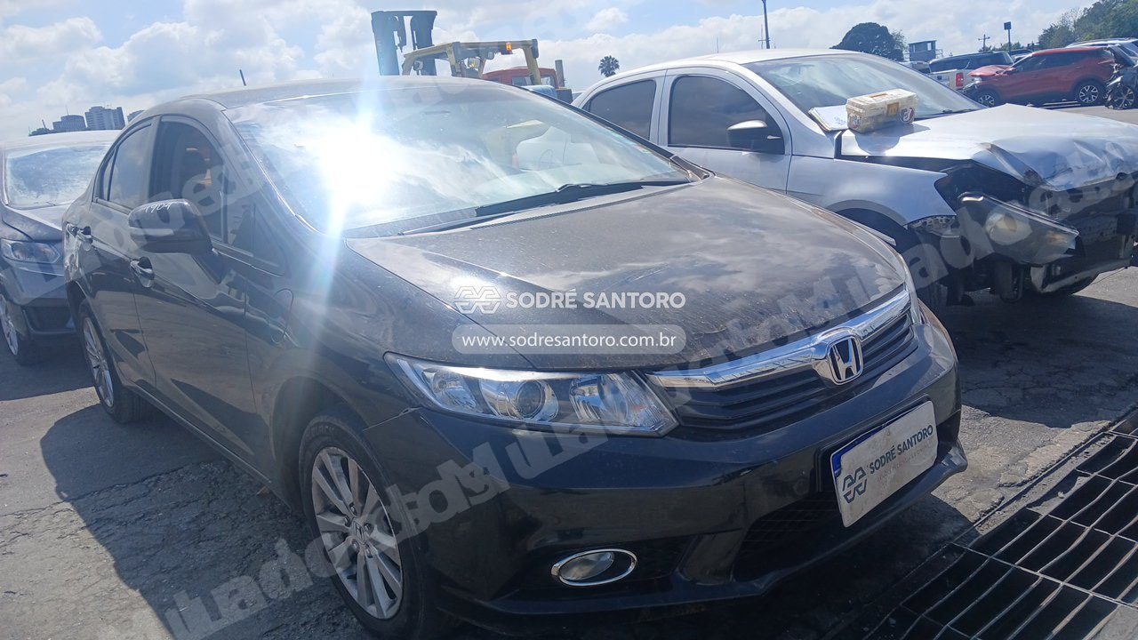 Honda Civic Lxl 2012 em leilao em Brasil