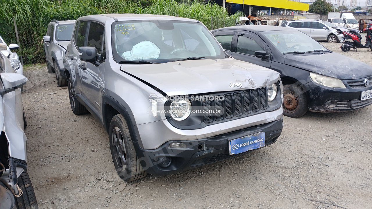 Jeep Renegade 1.8 At 2020 em leilão em Guarulhos/SP