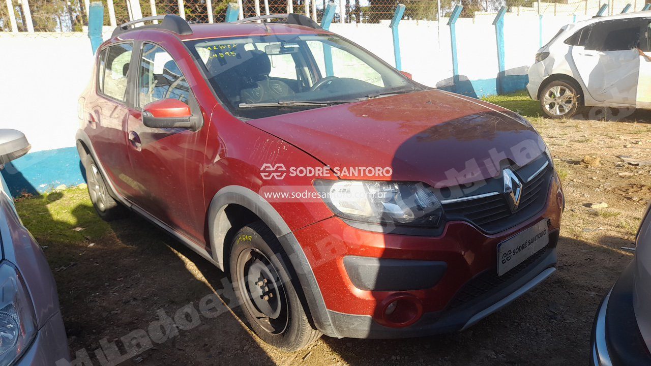 Renault Sandero Step 16 2015 em leilao em São José dos Pinhais/PR
