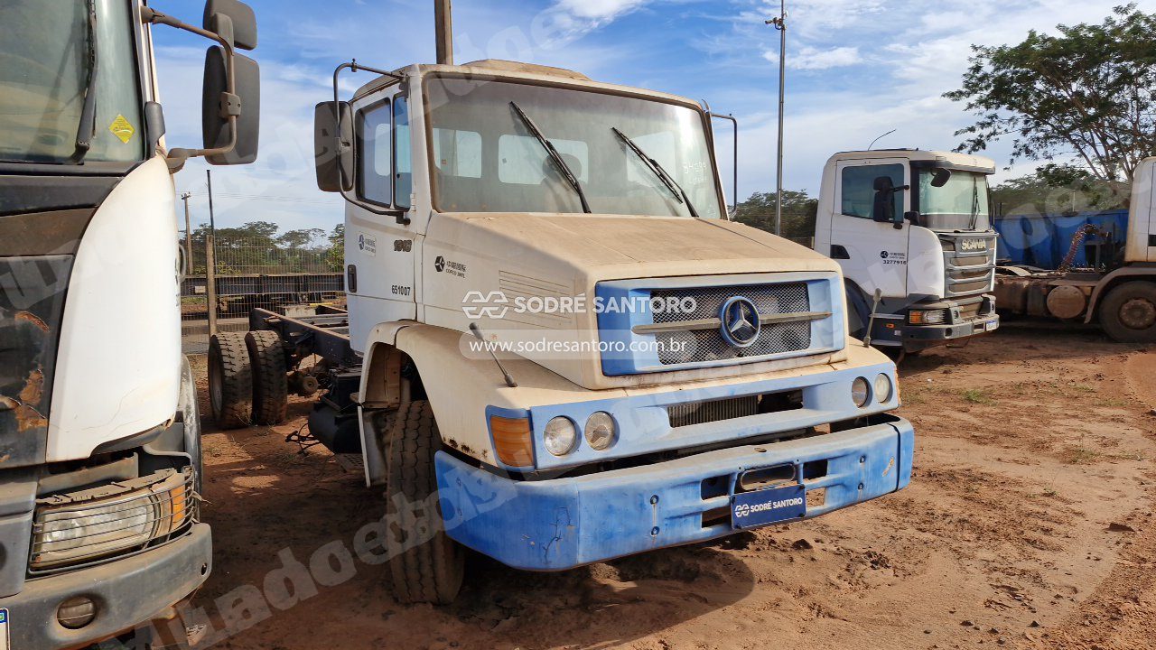 Mercedes L 1318 2008 em leilao em Meridiano/SP