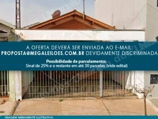 Casa de 100 m2 em leilão em Piracicaba/SP