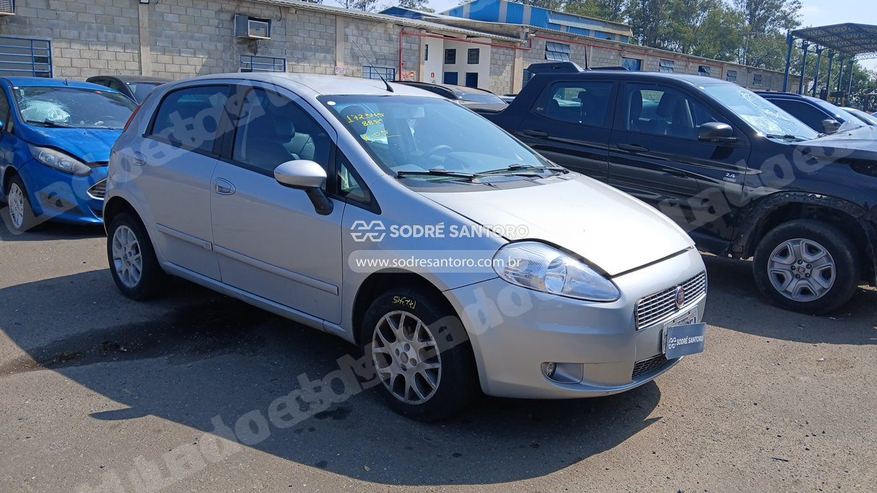 Fiat Punto Hlx 1.8 2008 em leilao em Monte Mor/SP