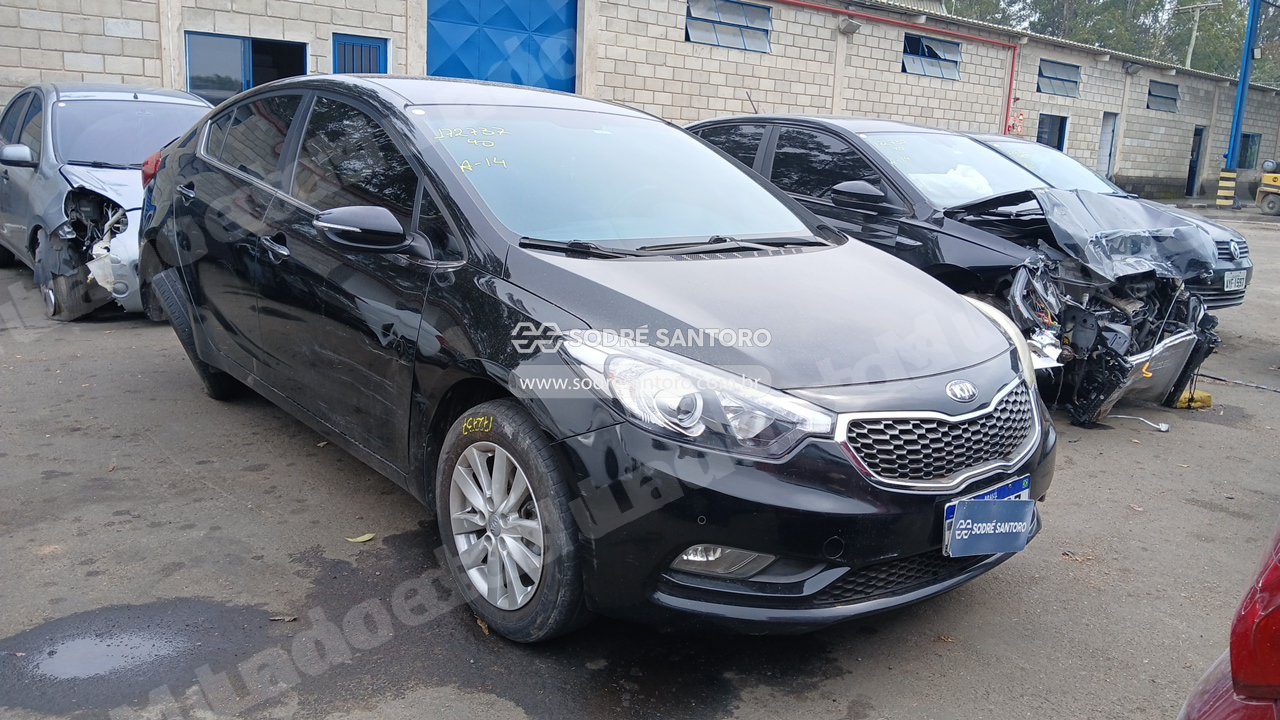 Kia Motors Cerato Ff Sx3 Atnb 2016 em leilão em Monte Mor/SP