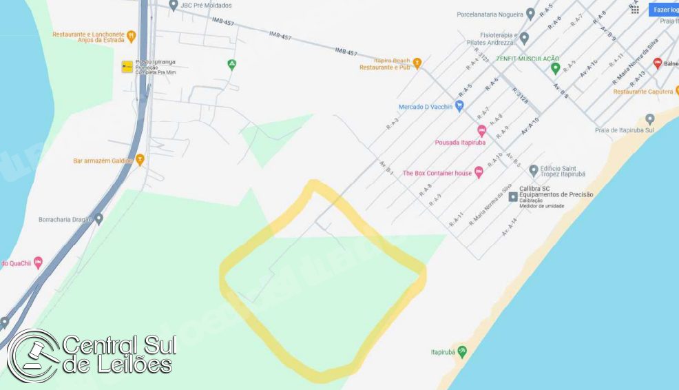 Terreno de 371 m2 em leilao em Município de Laguna/SC