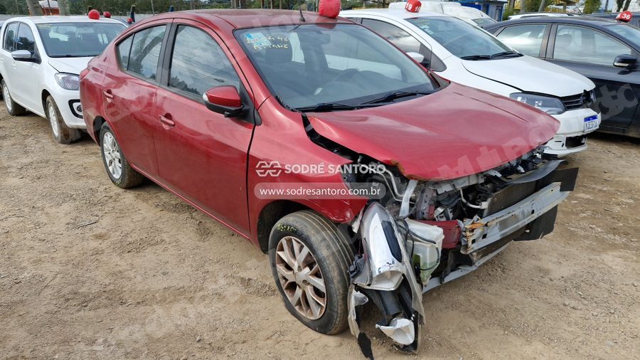 Nissan Versa 16Sv Cvt 2020 em leilão em São José dos Pinhais/PR