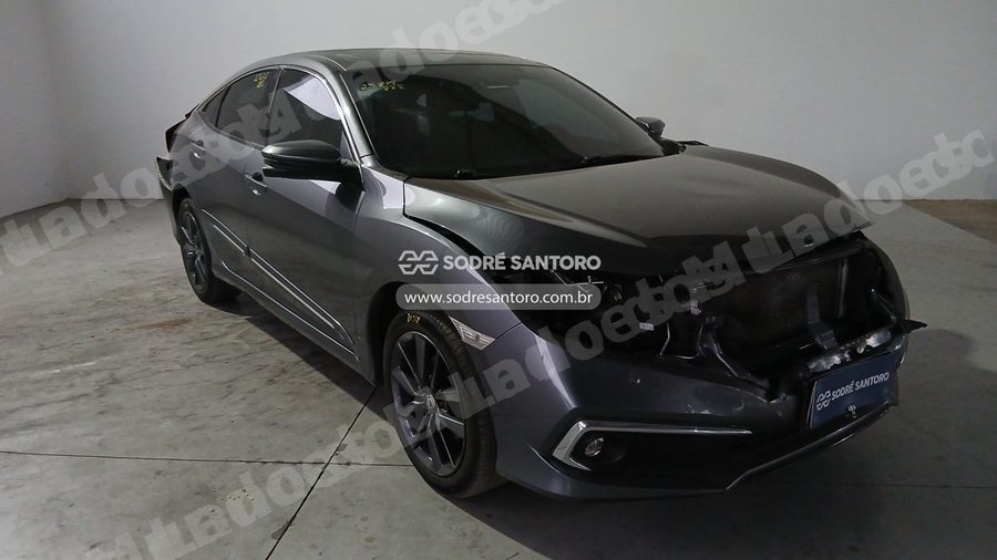 Honda Civic Touring Cvt 2020 em leilão em Caçapava/SP