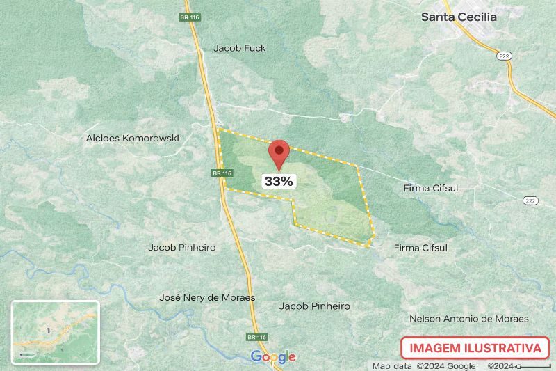 Imovel em leilao em Santa Cecília/SC