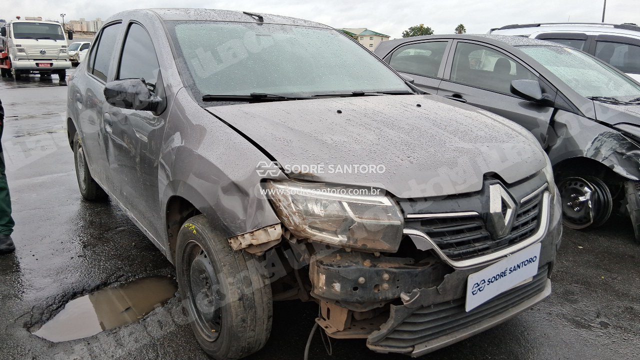 Renault Logan Life10Mt 2020 em leilao em Brasil