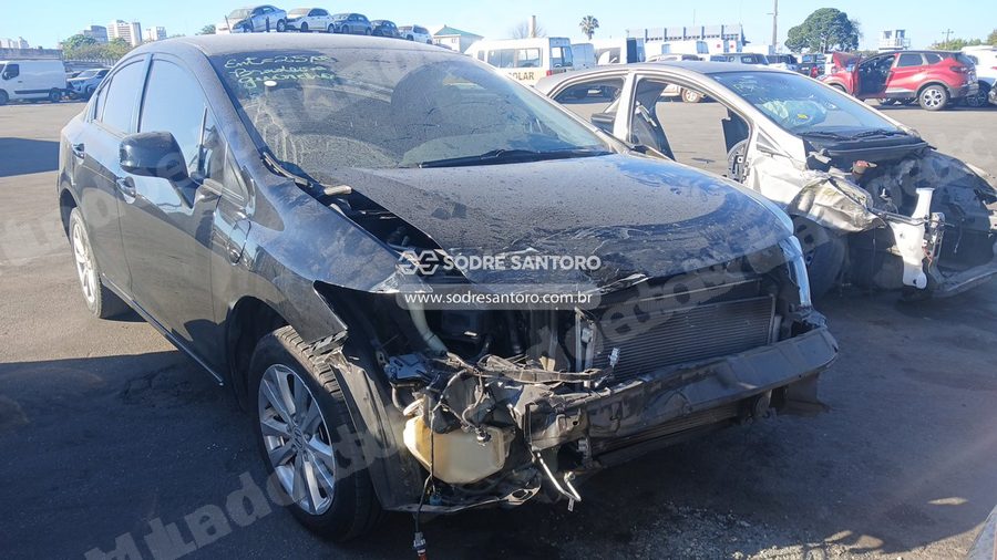Honda Civic Lxs 2013 em leilão em Guarulhos/SP