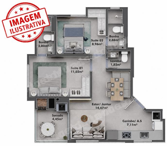 Apartamento em leilao em Itapema/SC