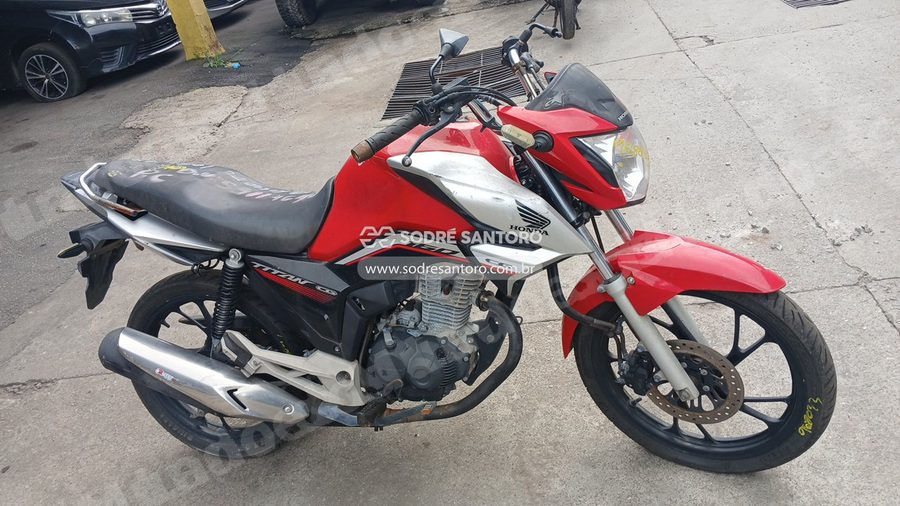 Honda Cg 160 Titan 2023 em leilão em Guarulhos/SP - Lote 3