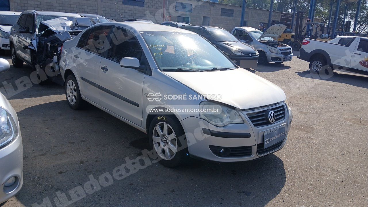 Volkswagen Polo Sedan 1.6 2008 em leilao em Monte Mor/SP