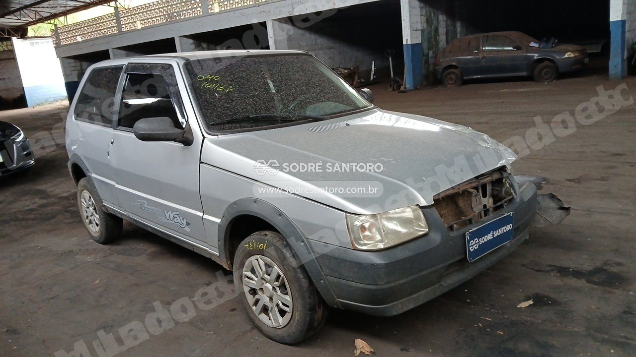 Fiat Uno Mille Way Econ 2013 em leilão em Ribeirão Preto/SP - Lote 1
