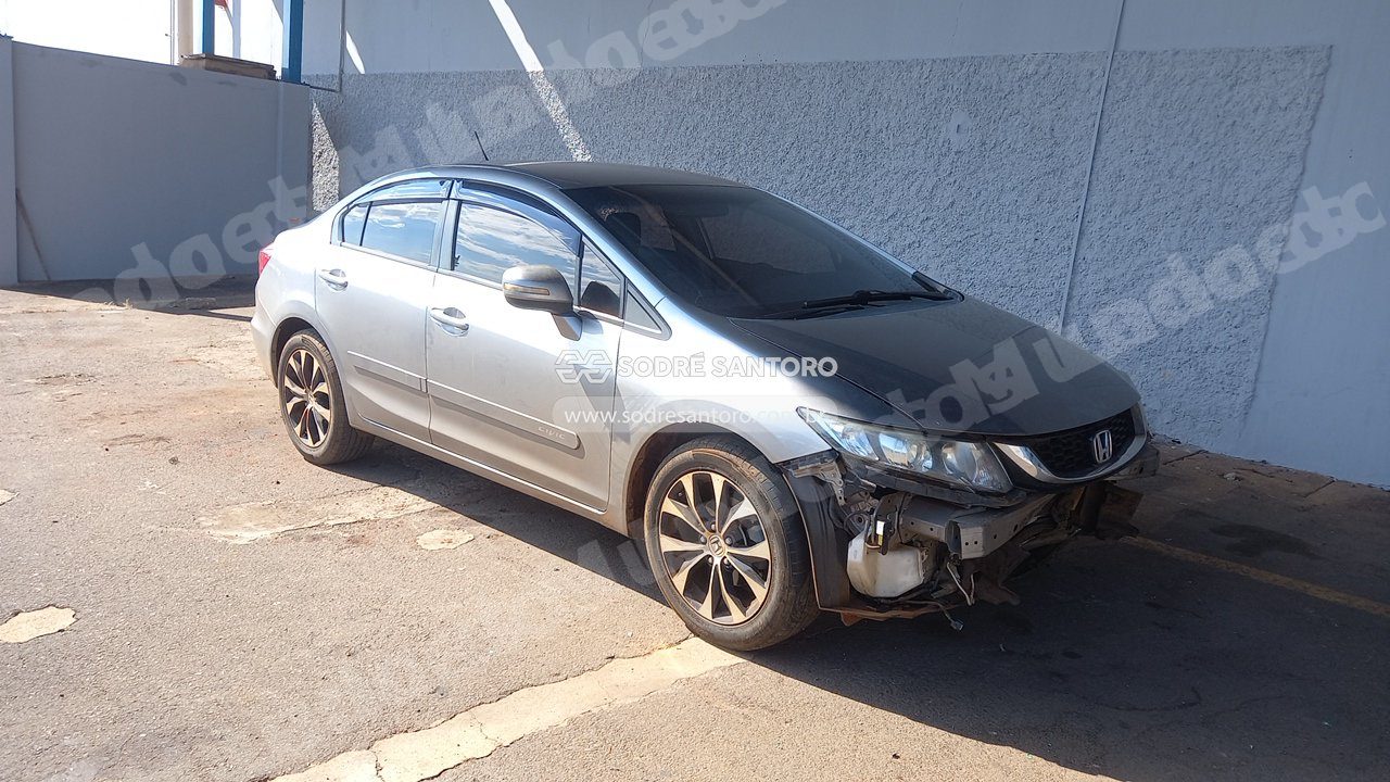 Honda Civic Lxr 2016 em leilão em Bauru/SP