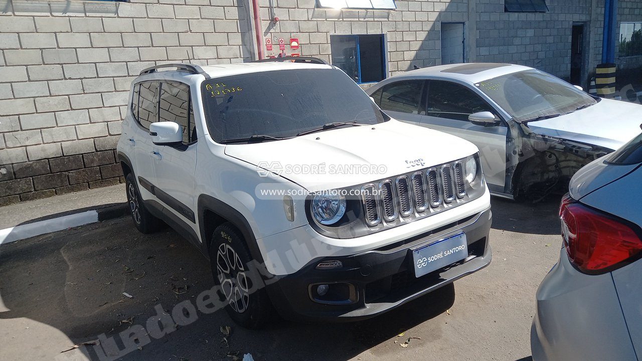 Jeep Renegade 1.8 At 2018 em leilão em Monte Mor/SP