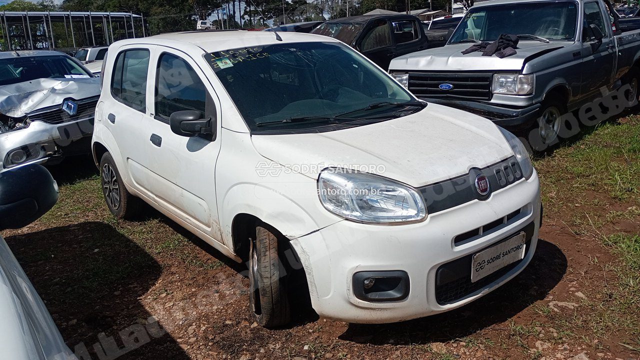 Fiat Uno Attractive 1.0 2016 em leilao em São José dos Pinhais/PR