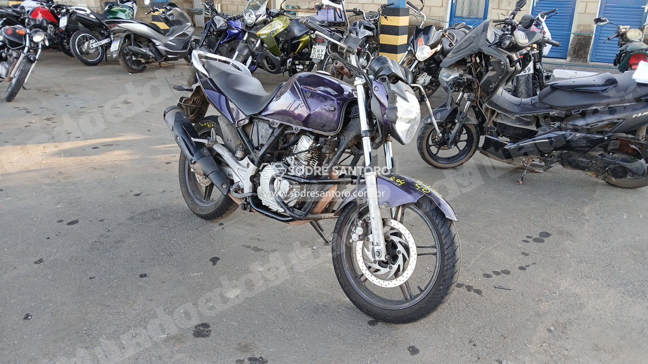 Fazer Ys 250 2012 em leilao em Monte Mor/SP
