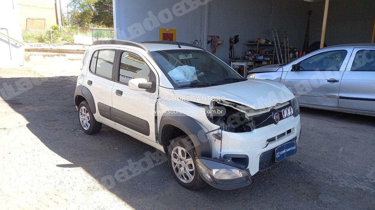 Fiat Uno Way 1.0 2016 em leilao em Bauru/SP