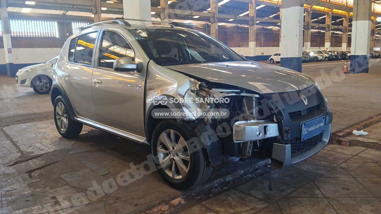 Renault Sandero Stepway 2012 em leilao em Sertãozinho/SP