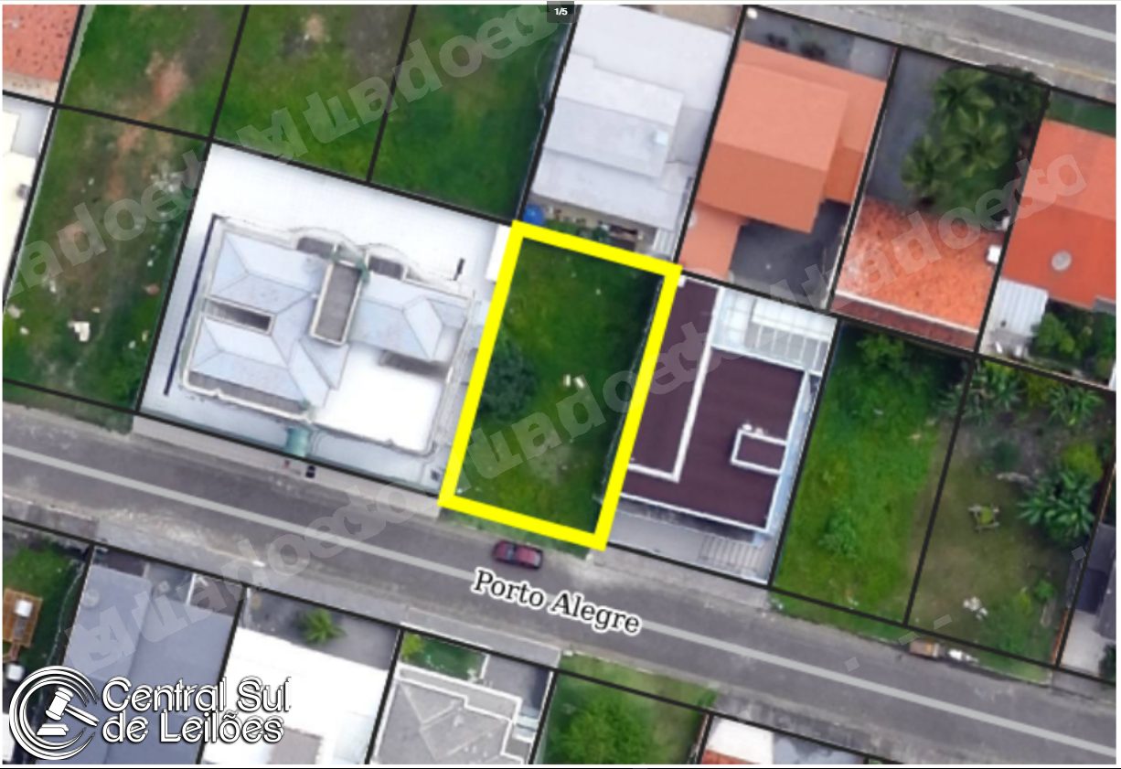 Terreno em leilao em Joinville/SC