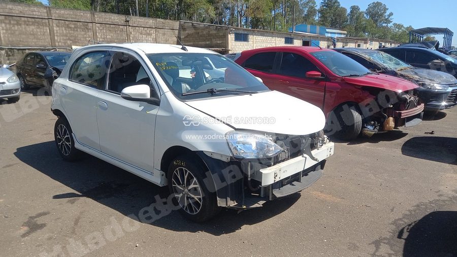 Toyota Etios Hb Plt15 At 2018 em leilão em Monte Mor/SP